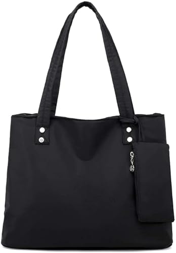Grand sac fourre-tout femme avec fermeture éclair grand format cabas
