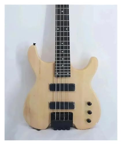 Basse électrique 4 cordes active noire idéale pour le studio et la scène