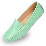 Heydonic Women's Loafers Moccasins Soft Casual Walking Driving Ladies Office Penny Flats Boat Shoes