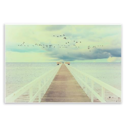 Stupell Industries 'Distant Dock Peaceful Coast Shore'| Wall Plaque Art