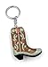 Produktbild Onwomania - "-Cowboystiefel Stiefel Schuhe Schlüsselanhänger - Holz Glücksbringer ideal als Geschenk z.B. für den besten Freund, die beste Freundin, Mama - Für Männer, Frauen & Kinder
