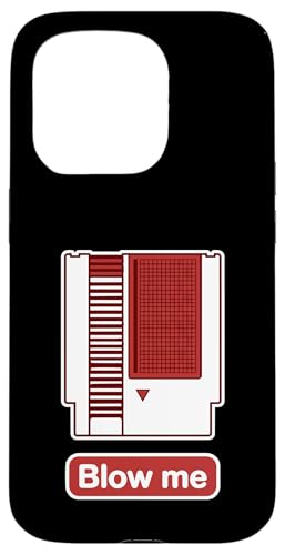 Blow Me 80s Shirt Funny Gamer �r�f�I�Q�[�� �p���f�B�J�[�g���b�W �X�}�z�P�[�X iPhone 15 Pro �p
