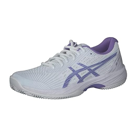 ASICS Gel-Game 9 Clay/OC Blanco Morado Mujer 1042A217-101