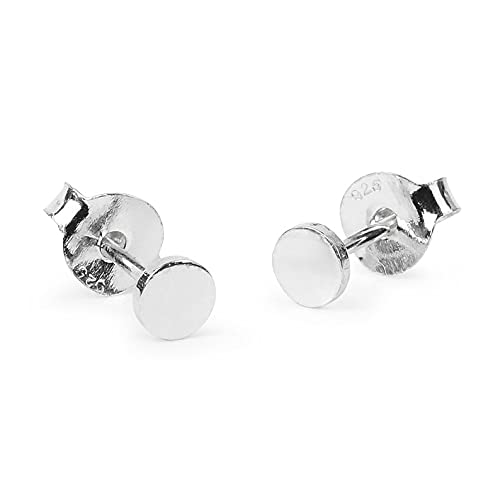 925 Silver Stud Earrings ~Pair of 925 solid sterling silver 5mm Round Ear Studs (B09HP48V6F) Amazon Price History, Amazon Price Tracker