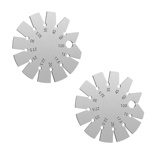 2 Pack Stainless Steel Bevel Gauge