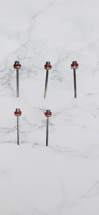 Mikado Sport Stainless Steel Inflating Pump Needle Pin Nozzle Soccer, Basketball, Football, Volleyball| Inflatable Air Valve Adaptor (Pack of 5 Needle) (B0CQYXXLN7) Amazon Price History, Amazon Price Tracker