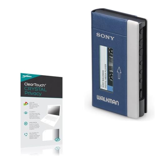 BoxWave Screen Protector Compatible with Sony NW-A100TPS - ClearTouch Crystal Privacy (2-Pack), Privacy Screen Protector Flexible Film Clear