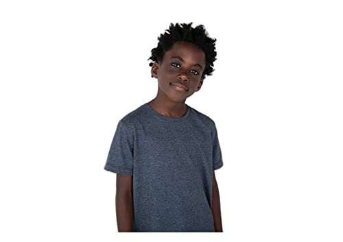 Camiseta Básica Infantil Menino Manga Curta Slim Cinza 006