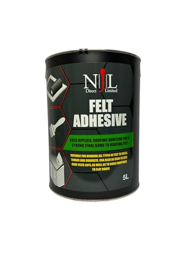 Njl Bitumen Roof Felt Adhesive Black 5L