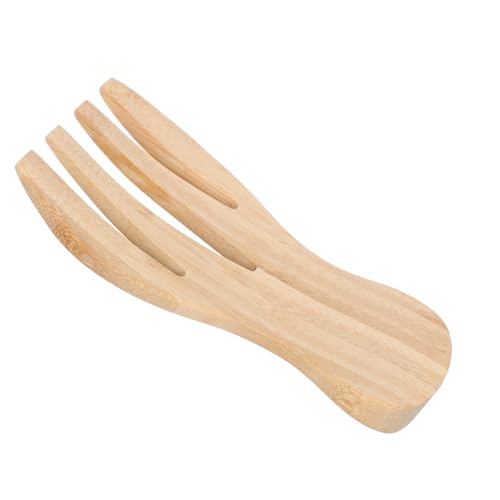 1pc Salad Mixer Bamboo Serving Claws Salad Hands Bamboo Salad Stirrer Bamboo Serving Hands Salad Supply Kitchen Supplies Salad Mixing Tool Wooden Server Claws Kitchen Supply