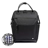 First Lifesaver Mochila térmica térmica à prova de vazamento para mulheres, enfermeiras, estudantes de enfermagem (preto)