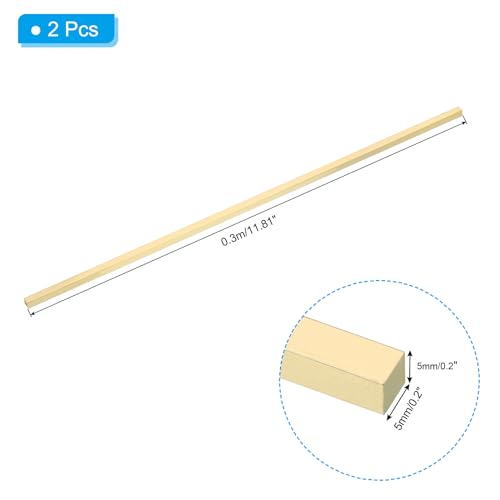 Barre carrée en laiton pour restaurer les luminaires anciens et créer des objets déco