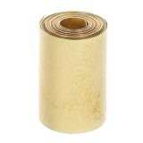 Mipcase Messingblechrolle aus Messing 0,03mm Dünn Gelb für Wasserleitungs und Autoteile für Elektrische Reparaturen und Dekorative Anwendungen