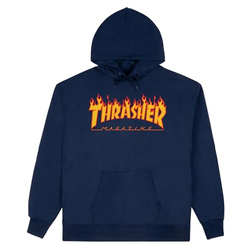 Thrasher Sweat-shirt pour homme, bleu marine, XX-Large