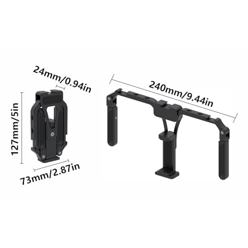 Adaptateur support téléphone rotation 360 et double griffe flash - 4