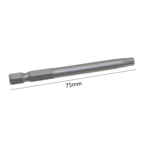 50Pcs Extra Long 75Mm Security Bits Hex Torx Star Spline Flat Screwdriver Bit Set #TOP2