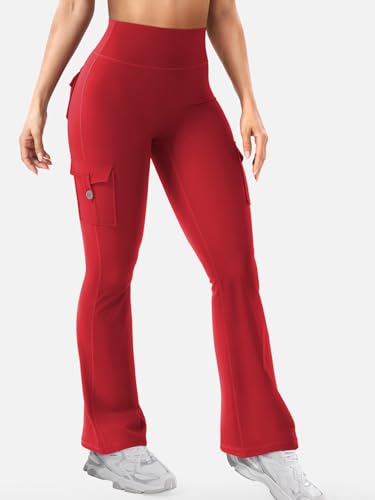 Image of YEOREO CoreFlex Women Workout Flare Leggings