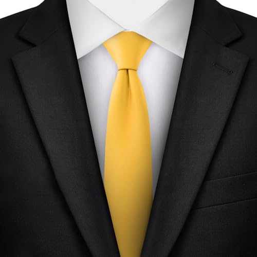 Image of Jacob Alexander Men's Skinny Width 2 inch Solid Color Tie