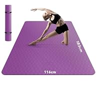 HAPBEAR Yogamat, XXL, extra breed, TPE, sportmat, fitnessmat, antislip, 183 cm x 122 cm x 6 mm dik, ultra duurzaam, gymnastiekmat voor pilates, gym, thuis, work-out, groen HAPBEAR Yogamat, XXL, extra breed, TPE, sportmat, fitnessmat, antislip, 183 cm x 122 cm x 6 mm dik, ultra duurzaam, gymnastiekmat voor pilates, gym, thuis, work-out, groen
