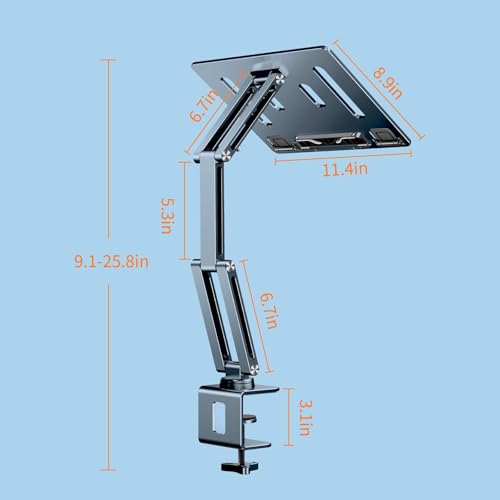 Support de tablette pour bureau ergonomique afin d'éviter le mal de cou - 6