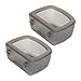 ShengQuanHao 2x2 Pieces Crate Dog Bowls for Wire Cages Or Crates Non Spilling Multipurpose Water Feeder Dish Drink Water Bowl for Small Dogs, 2 Pcs
