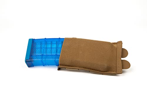 Blue Force Gear - Single Magazine Pouch - MOLLE Tactical Mag Holder - Airsoft & Tactical Accessories - Stackable Pouches for Duty Belt Vest or Plate Carrier - 3.5 x 5.5 x .13 Inches - Coyote Brown