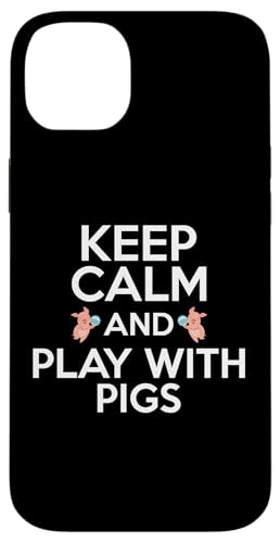 Keep Calm And Play With Pigs X}zP[X iPhone 14 Plus p