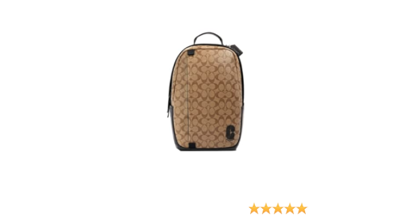 Edge backpack in signature canvas Clearance