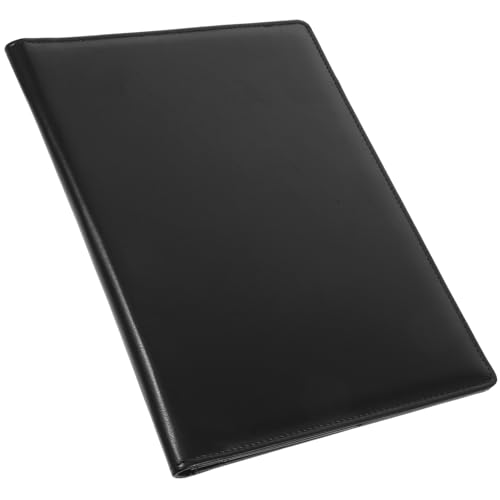 Classeur design multifonctionnel cuir fini le désordre sur votre bureau noir