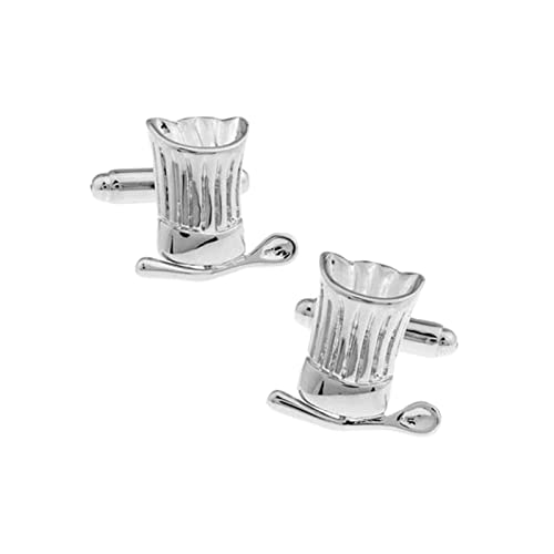 Mancornas Daesar Vintage Sombrero Chef Plata para Hombre