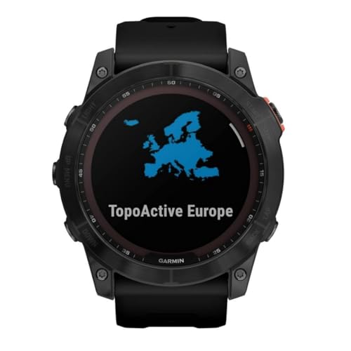 Garmin fenix 7X Solar - robuste GPS-Multisport-Smartwatch mit 1,4“ Display, Solar-Ladelinse, Touch-/Tastenbedienung, TOPO-Karten, 60 Sport-Apps, Garmin Music, Garmin Pay. Bis zu 37 Tage Akkulaufzeit