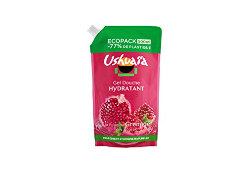 Ushuaïa Gel Douche Ecopack Hydratant à la Pulpe de Grenade des Açores 1 Unité Cover