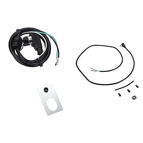 Whirlpool HOODPT3 Genuine OEM Power Cord For Range Hoods, 4 Feet Black Accessory – Replaces 887961, HOODPT2R, W10831110
