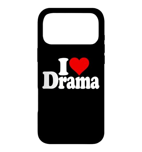 I LOVE HEART DRAMA DRAMA QUEEN T�V���c �X�}�z�P�[�X iPhone 17 Pro Max �p