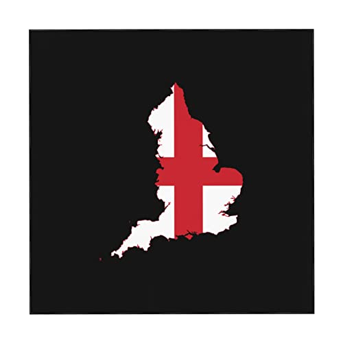 Uyku Flag Map Of England Tablecloths 54"X54" Waterproof Square Tablecloth Family Dining Table Outdoor Party Decorative Tablecloth #TOP7