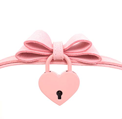 Bell Choker Collar Necklace Lolita Heart Bow Collar Cat Kitty Velvet Necklace (G) #TOP4