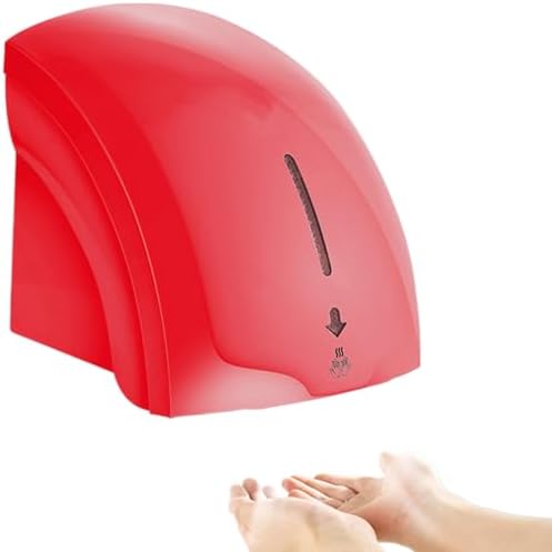 2000W Wall Mounted Hand Dryer - Energy Efficient Electric Hand Dryer with 65 ± 15℃ for Commercial Use in Kitchen, Bathroom, Restaurant, and Washroom - White Finish