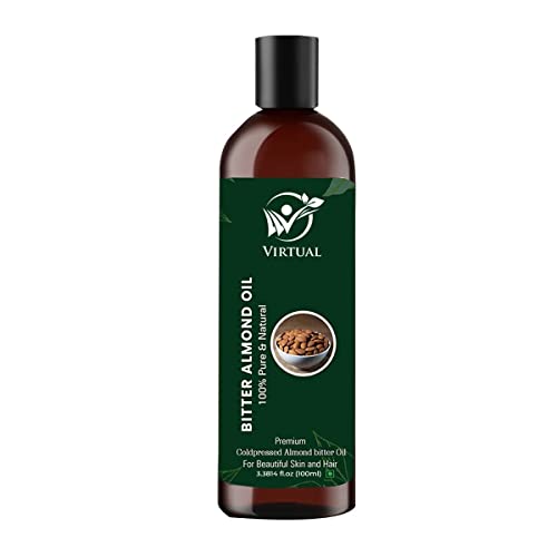 Image of VIRTUAL Pure Essential Oil For Stronger Hair, Body Skin Care, Moisturizing Dry Skin, Eyelash & Nails Cold Pressed Oil With No Mineral & Silicones