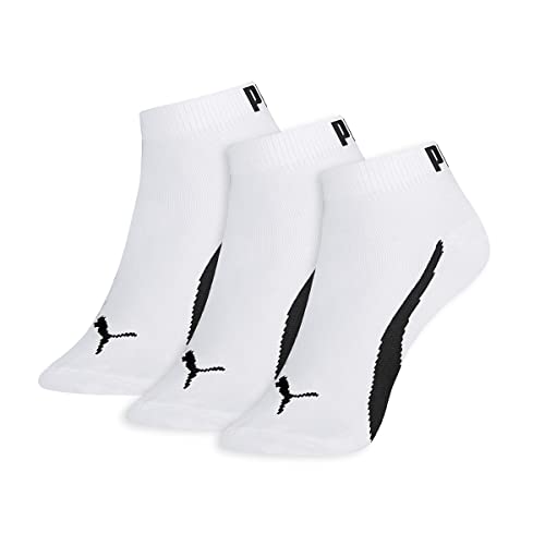 Meia Sapatilha Esportiva, Puma, Masculino, Branco/Preto, 39/43