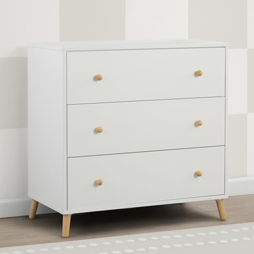 Delta-Children-Essex-3-Drawer-Dresser-with-Interlocking-Drawers-Bianca-WhiteNatural Delta Children Essex 3 Drawer Dresser with Interlocking Drawers Bianca WhiteNatural
