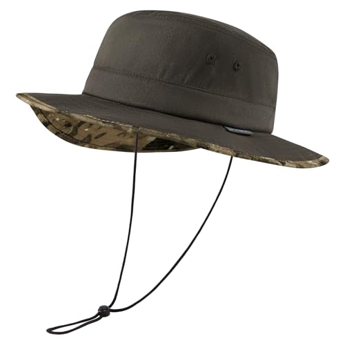 Image of UPF 50+ Foldable Sun Hat Patterned Under Brim Bucket Hats for Summer Hiking Fishing Beach Safari Men Women