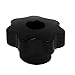 Lon0167 New M10x40mm Plastic Featured Head Female Thread Reliable Efficacy Screw On Type Clamping Knobs Grips Black(id:561 5e 91 9e6)