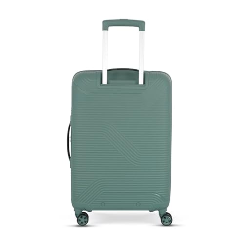 Image of Kamiliant Nexus 3-Piece Luggage Set | PP Hard-Shell Trolley with 8 Spinner Wheels & 3-Digit Lock, Trolley Bag /Luggage /Suitcase for Travel for Men and Women (Sage Green, Set of 3 (55 cm /69 cm /79 cm))