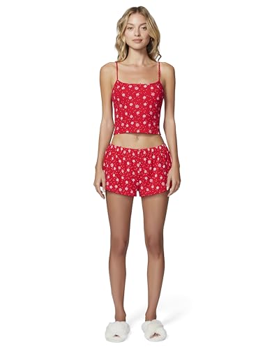florence by mills Women's Holidaze Collection Sleep Cami and Short Pajama Gift Set