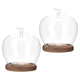 Décoration polyvalente : grâce à sa cloche en verre transparent, cette cloche apporte une touche d’élégance à votre décoration intérieure ou à vos tables de réception. idéale pour mettre en valeur petites plantes, figurines, bougies ou décorations de gâteaux, elle trouvera sa place dans n’importe quelle pièce. cloche en verre décorative avec base