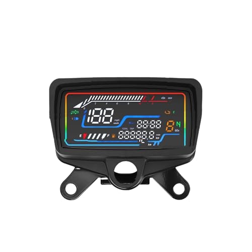 Tachymètre moto rétroéclairé avec odomètre et compteur kilométrique précis pour CG150