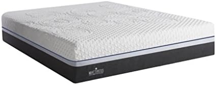 Mattress America Relief 12 Inch Pocket Coil Foam Encased Gel Infused Memory Foam Mattress (King)