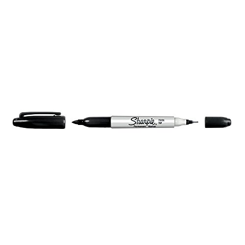 Sharpie Twin Tip 2 in 1 Ultra Fine/Fine Tip Marker - Black