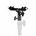 EXMAX E2 Adjustable Double Flash Bracket Dual Hot Shoe Speedlight Stand Umbrella Holder Light Stand Bracket Mount 1/4