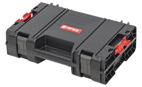 Qbrick System Boîte À Outils Vide Caisse À Outils Boîte De Rangement Avec Mousse De Protection 450 x 322 x 126 mm Noir Rouge PRO